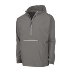 grey charles river pack-n-go pullover