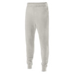 youth charcoal holloway 60/40 fleece jogger pant, front left three-quarters view