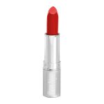 siren red Ben Nye Lipstick in a silver tube