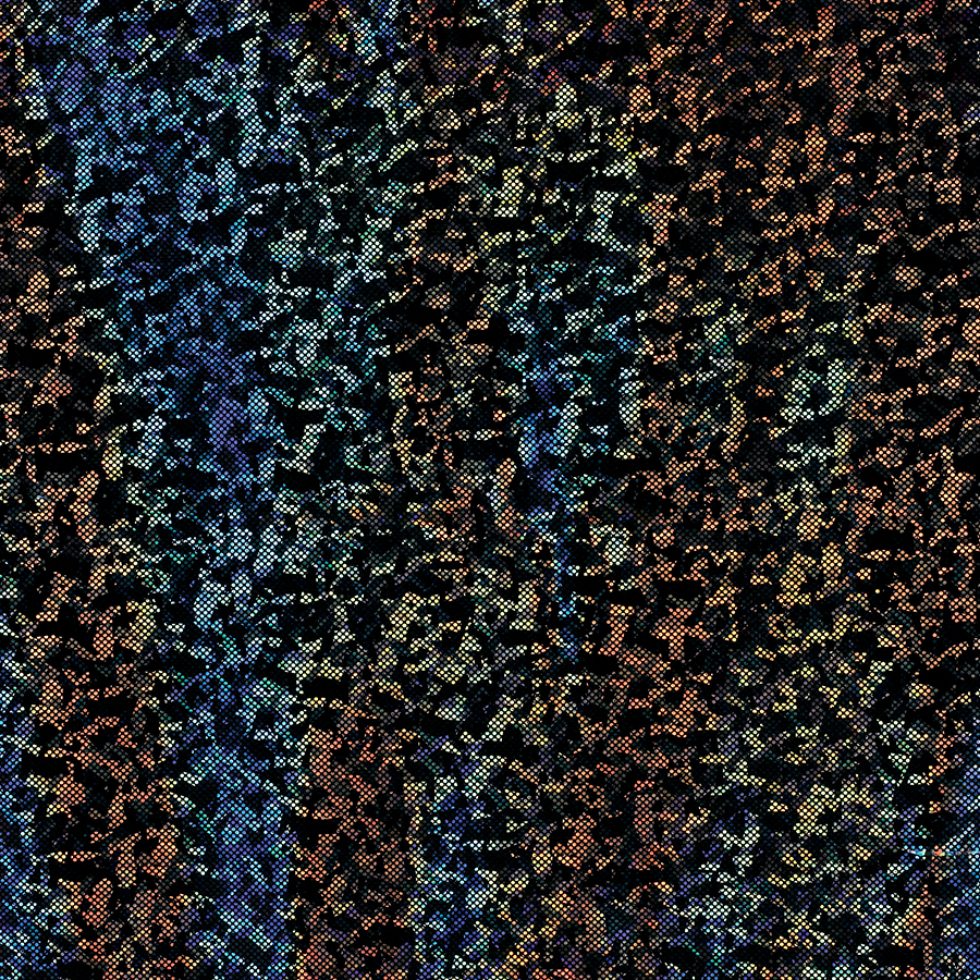 Black Shattered Glass Fabrics