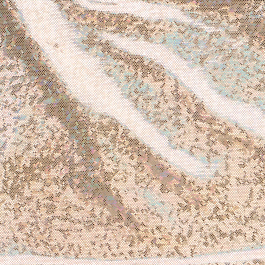 Gold Shattered Glass Fabrics