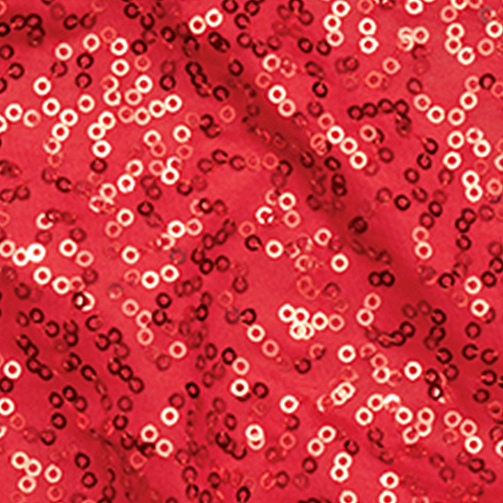 cherry red micro sequin