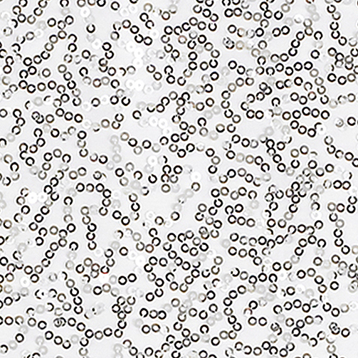 white/silver micro sequin