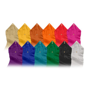 poly china silk wave ribbon color options