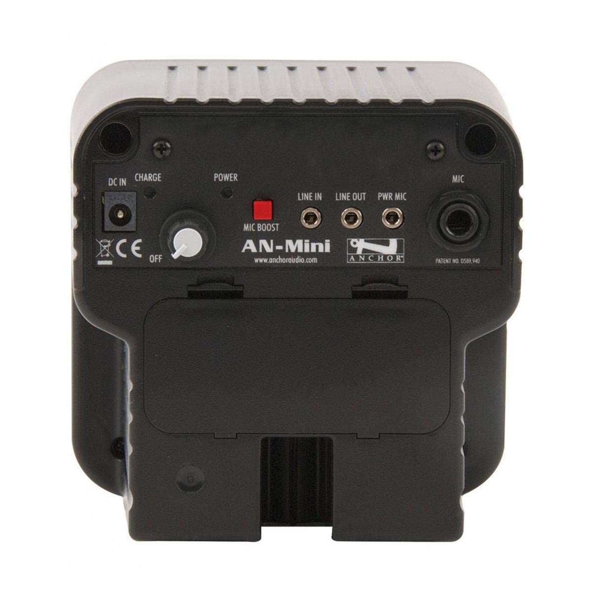 Anchor Audio MiniVox Lite Deluxe, back detail