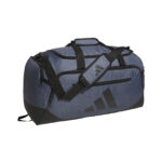 Twill Onix Grey/Black adidas Medium Defender 5 Duffel, front view