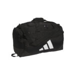 Black adidas Small Defender 5 Duffel, front view