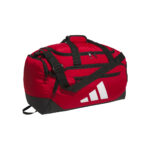 Team Power Red adidas Small Defender 5 duffel bag, front view