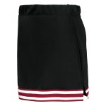black/scarlet augusta cheer squad skirt