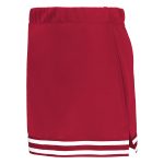 scarlet/white augusta cheer squad skirt