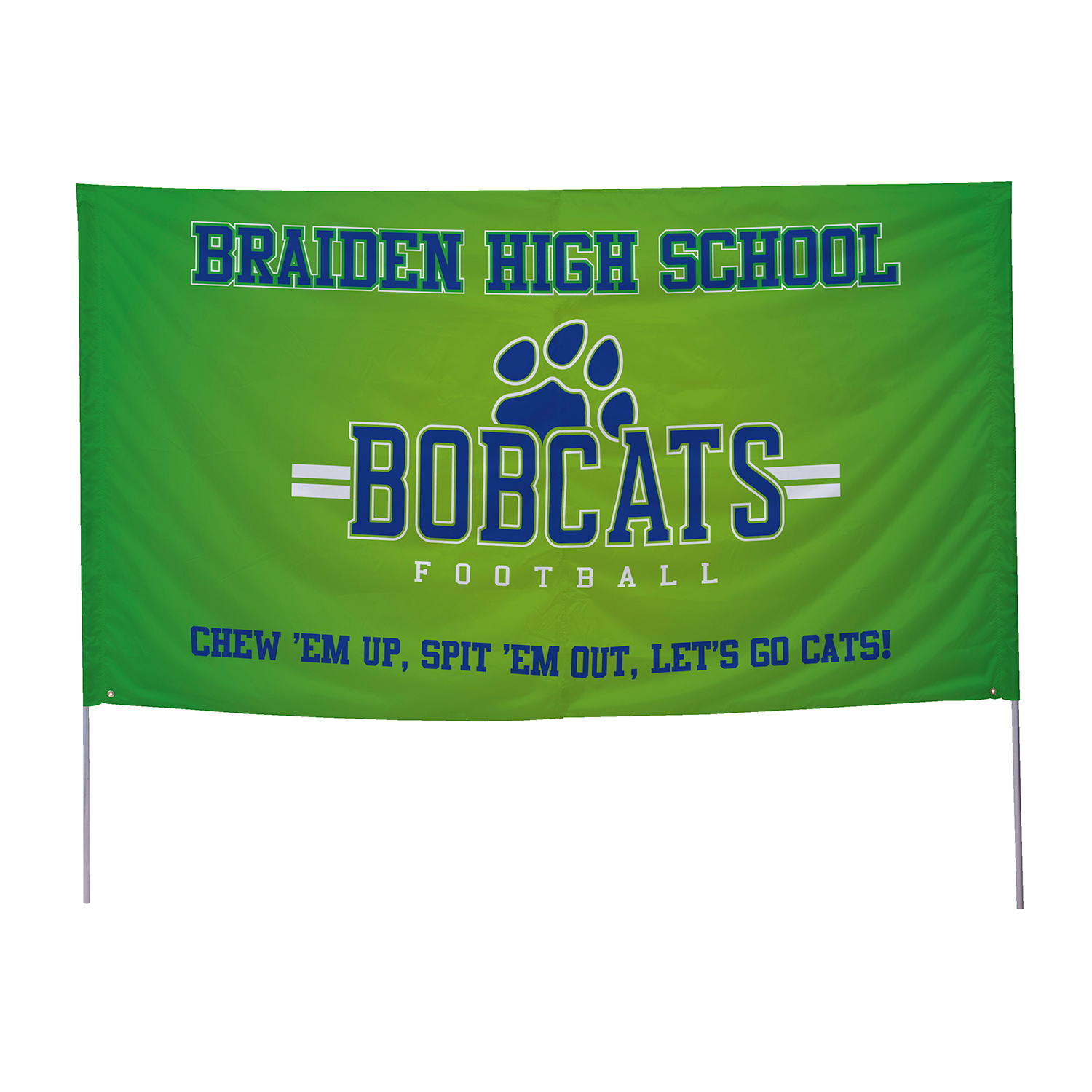 cheerleading tearaway banner kit