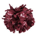 maroon holographic metallic cheer pom pom