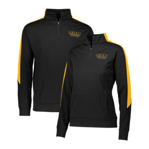 Men's and Women's black and gold Augusta Medalist 2.0 Pullover
