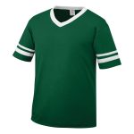 dark green/white Augusta Sleeve Stripe Jersey